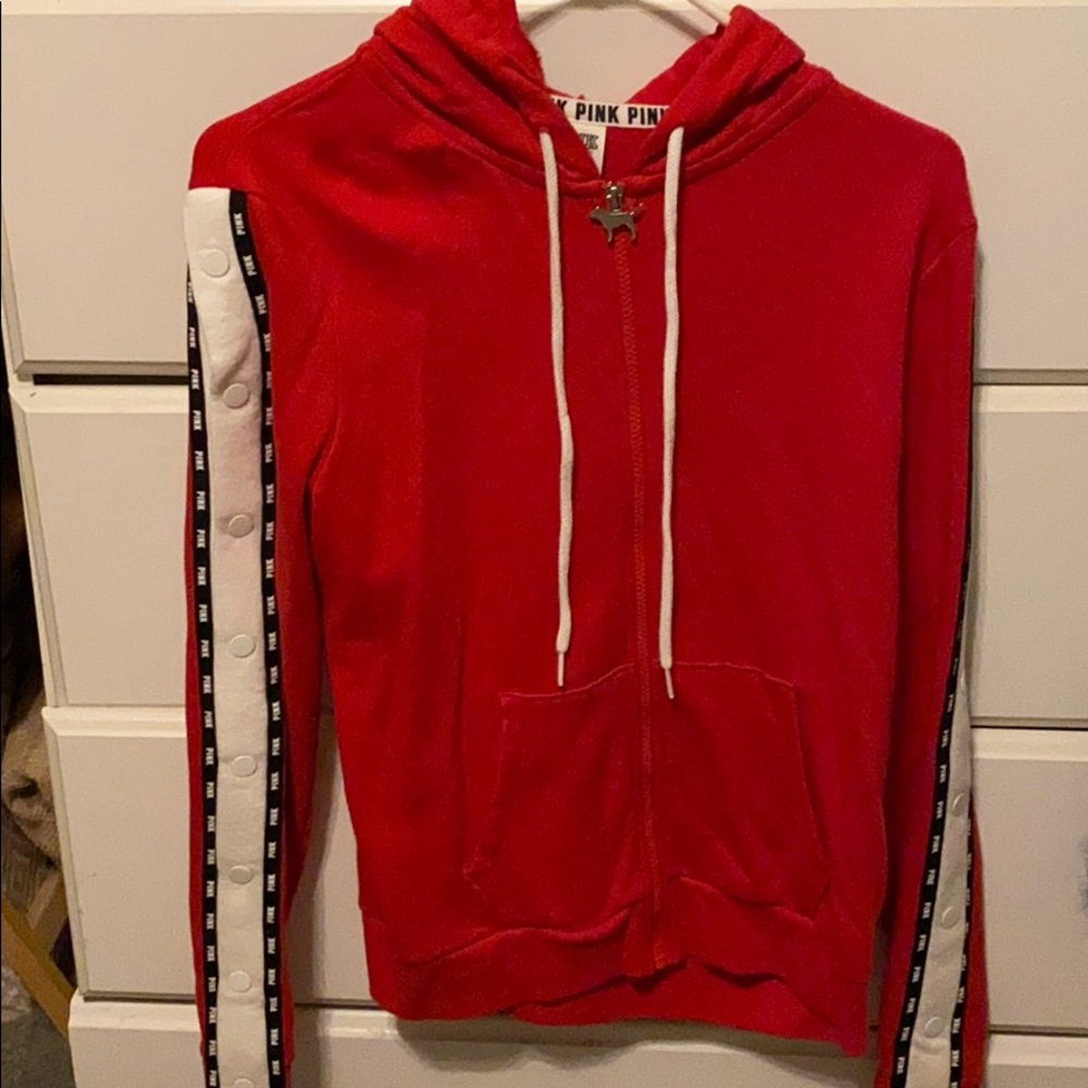 Women’s PINK campus jacket